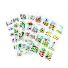 15packs/lot Cute Dream House Diary Paper Label Sealing Adhesive Scrapbooking Decorative DIY Stickers Wholesale 2024 - buy cheap