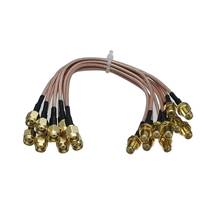 RG316 RP-SMA Male Jack to RP-SMA Female Plug Bulkhead Nut RF Coaxial Connector Pigtail Jumper Cable New 4inch~5M 2024 - buy cheap