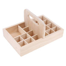 21Slots Natural Wood Essential Oil Display Stand, Cosmetic Organizer Rack 2024 - buy cheap