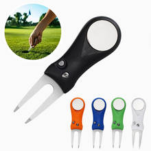 1Pc Folding Golf Fork Mini Golf Ball Slot Groove Cleaner Training Switchblade Divot Repair Tools 2024 - buy cheap