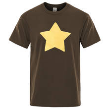 Camiseta de manga corta con estampado de STEVEN universo y estrella para hombre, ropa informal estilo hip hop, harajuku, verano 2021 2024 - compra barato