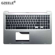 GZEELE-teclado para ordenador portátil ASUS TP500, TP500L, TP500LA, TP500LB, TP500LN, plata, con reposamanos, funda superior 2024 - compra barato