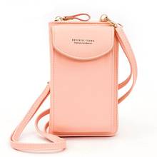 Mini Women shoulder Bags Female Phone Wallet Messenger Bag Long Purse Coin Cell PU Leather Phone Bags Small Crossbody Bag 2024 - buy cheap
