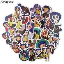 Flyingbee 35 Pcs Thriller Animation Movie Stickers For Diy Scrapbooking Album Decals Luggage Phone Laptop Bicycle Guitar X0963 2024 - buy cheap