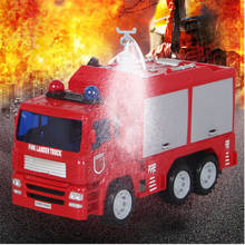 Fire Fighting Truck Spray Water Gun Toy Water supply toy vehicle Ladder truck Pull back toy car Educational Toy For Children #S 2024 - buy cheap