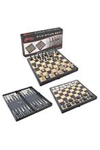 TAR PCS SET GAME SET-3 IN 1 COMBINATION GAME SET-BACKGAMMON CHESS CHECKERS 2024 - buy cheap