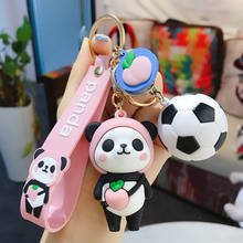 Popular Keychains MewGulf Panda Cartoon Key Chains Lovers Backpack Pendant Car Pendant Jewelry Key Rings A Gift That Girl Like 2024 - buy cheap