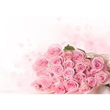 Flores rosadas Flare Bokeh fotografía de fondo de vinilo tela telones de fondo foto estudio para los amantes del Día de San Valentín boda Photophone 2024 - compra barato