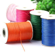 150m/roll Wholesale 0.5/0.8mm Waxed Thread Polyester Cord String Strap for Tag DIY Bead Jewelry Necklace Custom Decor Accessory 2024 - buy cheap