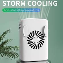 1Pc Rechargeable Portable 3 Strong Wind Speed Summer USB Charging Desktop Outdoor Hanging Waist Mini Cooling Fan 2024 - buy cheap