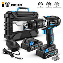 DEKO GCD20DU3 20V Max Household DIY Woodworking Lithium-Ion Battery Cordless Drill Driver Power Tools Electric Drill Power Drill 2024 - buy cheap