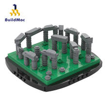 BuildMoc City Buildings Modular House Stonehenge Architecture Building Blocks MOC City Bricks Toys For Children 2024 - buy cheap