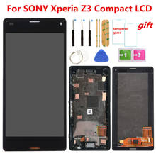 For Sony Xperia Z3 Compact LCD Display Touch Screen Digitizer Assembly With Frame For Xperia Z3 Mini D5803 D5833 LCD Screen 2024 - buy cheap