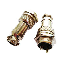 NCHTEK Panel Mounting 16mm Dia Thread XLR 2Pin Metal Aviation Connectors Plugs For Audio Cable Chassis Mount/Free shipping/2PCS 2024 - buy cheap