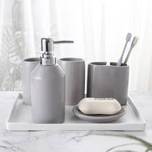 European-style Simple Ceramic Bathroom Supplies, Toiletries, Toothbrush Holders, Soap Dispensers, Trays, Bathroom Accessories 2024 - buy cheap