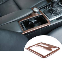 Pine Wood Grain ABS Plastic Central Console Cup Holder Frame Trim for Mercedes Benz C Class W204 2008-2014 Models Accessories 2024 - buy cheap