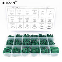 530PCS High Quality 18 Sizes O-ring Kit Green R134A Rubber O Ring O-Ring Washer Seals Assortment for Cars 2024 - buy cheap