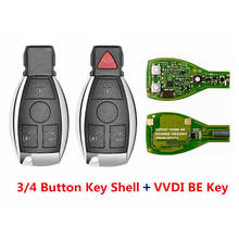 Xhorse VVDI BE Key Pro Improved Version With Smart Key Shell 3/4 Button for VVDI MB Tool XNBZ01 2024 - buy cheap