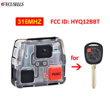 3-кнопочный пульт дистанционного управления 315 МГц Fob FCC ID: HYQ12BBT для Toyota 2003 2004 2005 2006 2007 2008 2009 2024 - купить недорого