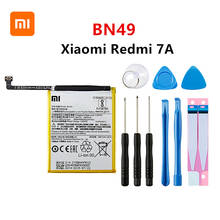 Оригинальный аккумулятор Xiao mi BN49 100% мАч для Xiaomi Redmi 7A BN49, сменные батареи для телефона с инструментами 2024 - купить недорого