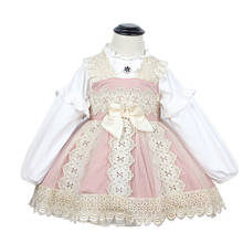 Cekcya bebê meninas espanhol vestido 2021 da criança turquia vestido de princesa do vintage para a menina crianças lolita festa aniversário vestidos 2024 - compre barato