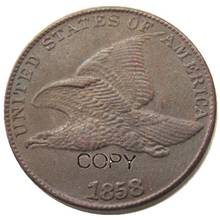 Us 1858 voador águia cópia decorar moeda 2024 - compre barato