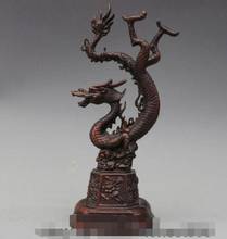 Estatua de dragón de bronce de fengshui chino 2024 - compra barato