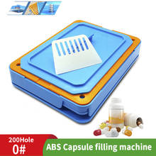 COMOPEZ 0 # 200 Hole Medicinal Powder Manual Filling Machine Food Grade Tool ABS Plate Dispenser Capsule Fast Filling Machine 2024 - buy cheap