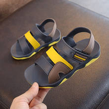 2019 New Summer Children Sandals for Boys Flat Beach Shoes Kids Sports Casual Student Leather Sandals Soft Non-slip Fashion Wild 2024 - buy cheap