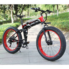 (EU STOCK) Electric bike 48V12.8A 26*4.0 Fat Tire electric Bicycle 750W 45KM/H Powerful Mountain ebike Snow/8Speed Full throttle 2024 - buy cheap
