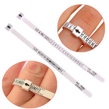 Ring Sizer Scale Gauge Finger Stick Mandrel Measurement Jewelry Tools Check Size 2024 - buy cheap
