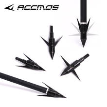 2pcs Black Archery Arrow Tips Boardhead Fish Bow Hunting Archery Arrowhead Points Hunting Beast Arrow Head Fishing Accessory 2024 - buy cheap