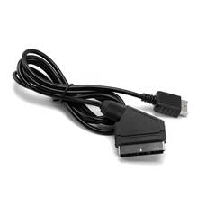 Cable Scart RGB de 1,8 m para Sony PS1, PS2, PS3, TV, conexión AV de repuesto, Cable de juego para PAL/NTSC Cons 2024 - compra barato