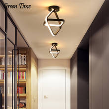 Preto branco moderno conduziu a lâmpada do teto para sala de estar quarto cozinha luzes corredor casa lustre luminárias de teto 110v 220v 2024 - compre barato