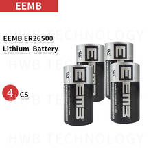 4Pcs/LOT EEMB ER26500 3.6V 9000mAh C type PLC control lithium battery Brand New + Free Shipping 2024 - buy cheap