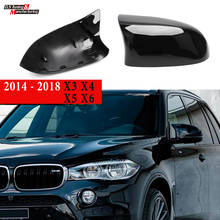 2Pcs Rearview Mirror Covers Wing Side Mirror Caps Replacement For BMW F15 X5 F16 X6 F25 X3 F26 X4 2014-2018 Car Accessories 2024 - buy cheap