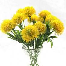 Artificial Dandelion Fake Flowers Plastic Household Products Cheap Wedding Home Party Hotel Garden Decoration Wholesale New Hot 2024 - buy cheap