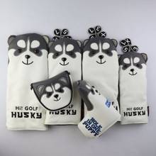 Golf Sport Headcover Golf Accessories Golf Head Covers Headcover Driver Fairway Wood Covers Set With Dog Pattern 2024 - buy cheap