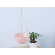 Hanging Basket Pot Garden Plant Chain Planters Decoration Plastic 16x10cm SCVD889 2024 - buy cheap