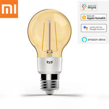 Original Xiaomi Smart Home LED Filament bulb YLDP22YL 500 lumens 6W Lemon Smart bulb Work for Apple homekit 2024 - buy cheap