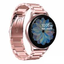 Correa de reloj para Samsung Galaxy watch active 1 2 44mm 40mm 22mm 20mm, correa de reloj de acero inoxidable para Amazfit GTR 47/42mm GTR2 GTS2 2024 - compra barato