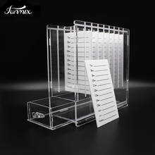 Eyelash Extension Organizer Box With 8 Pieces Acrylic Adhesive Glue Pallets Eyelash Extensin Plate Eyelash Extension Supplies 2024 - buy cheap