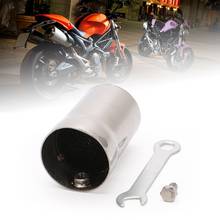 1pc Universal Refit Motorcycle Exhaust Pipe Catalyst Muffler 48MM Adjustable DB Killer Silencer Escape Moto 2024 - buy cheap
