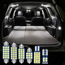 Kit de lâmpadas led sem erros para carro chevrolet malibu 2011 2012 2013 2014 6 peças, kit de lâmpadas de leitura interior, acessórios de luz do porta-malas 2024 - compre barato