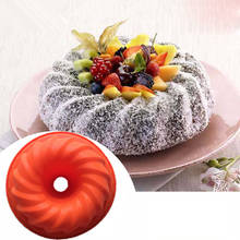 Многофункциональная многоразовая форма для торта, большая силиконовая форма в форме вихрей 3D, кухонные инструменты для выпечки, форма для выпечки, форма для выпечки торта 2024 - купить недорого