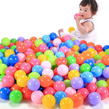 100 pcs Colorful Fun Ball Soft Plastic Ocean Ball Baby Kid Toy Swim Pit Toy New 24BE 2024 - buy cheap