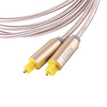 Optical Fiber Audio Cable Braided OD4.0mm Digital Toslink 1m/1.5m/2m/3m Cable 2024 - buy cheap