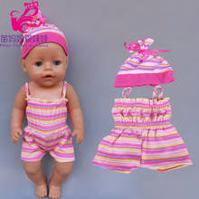 Peleles para muñeca bebé, ropa para muñeca recién nacida de 40cm, 43cm, juguetes para niñas 2024 - compra barato
