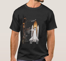 Camiseta del transbordador espacial Kennedy, Camiseta Unisex de manga corta de algodón con cuello redondo, de verano, nueva S-3XL 2024 - compra barato