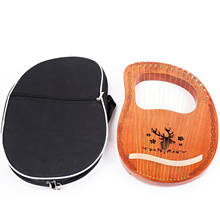 Waterproof Dustproof Canvas Lyre Harp Bag Harps Bag Carry Bag 10/16/19 Strings Storage Bag w/Shoulder Strap Musical Instrument 2024 - buy cheap